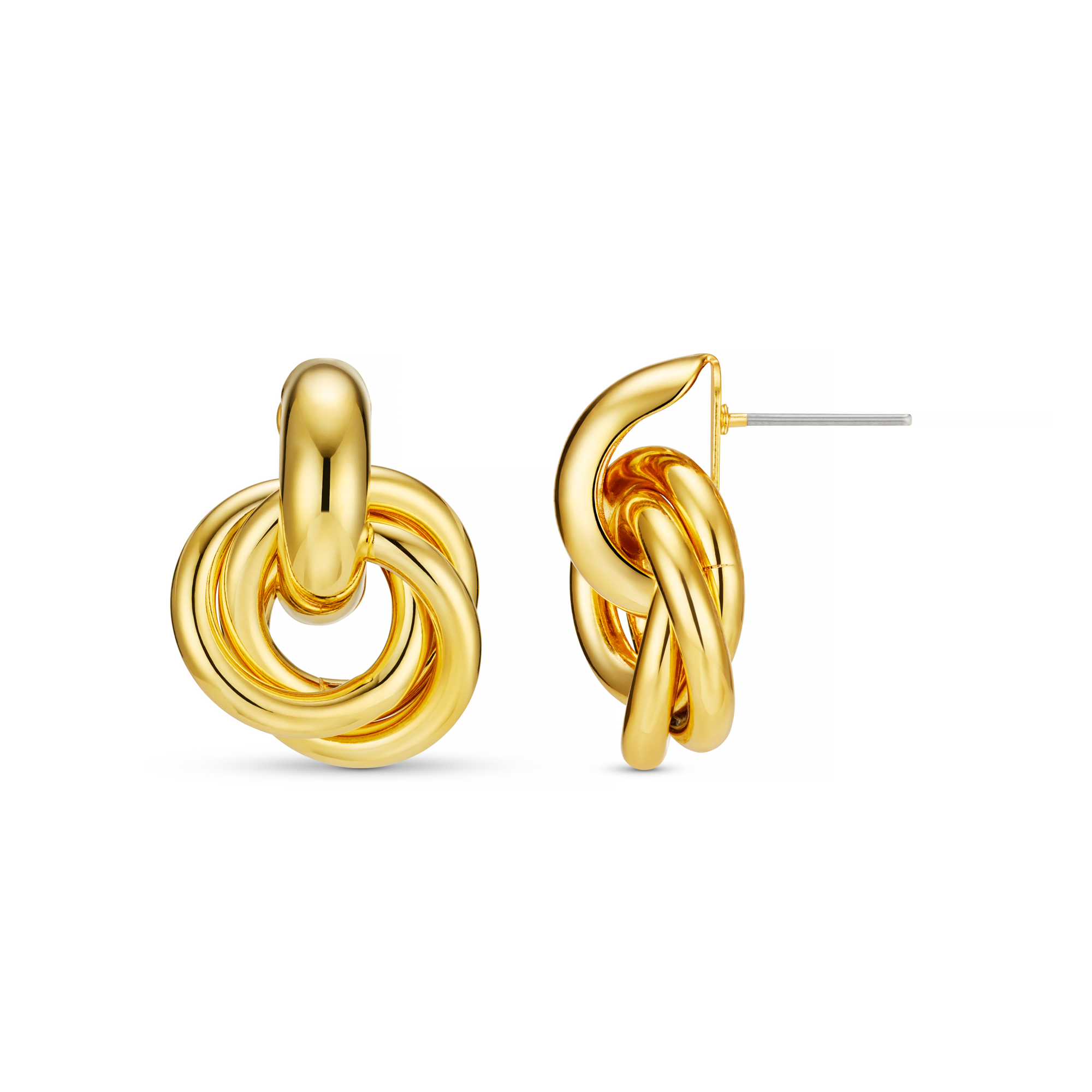 Orelia Statement Interlocking Earrings