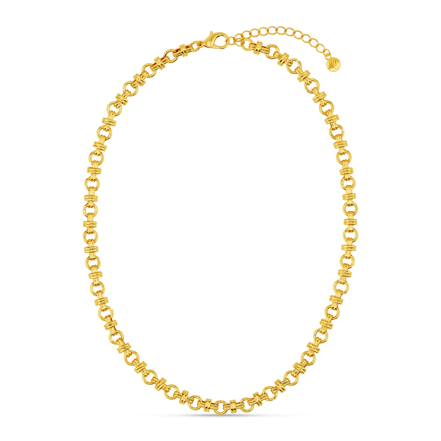 Orelia Cross Link Gold Chain