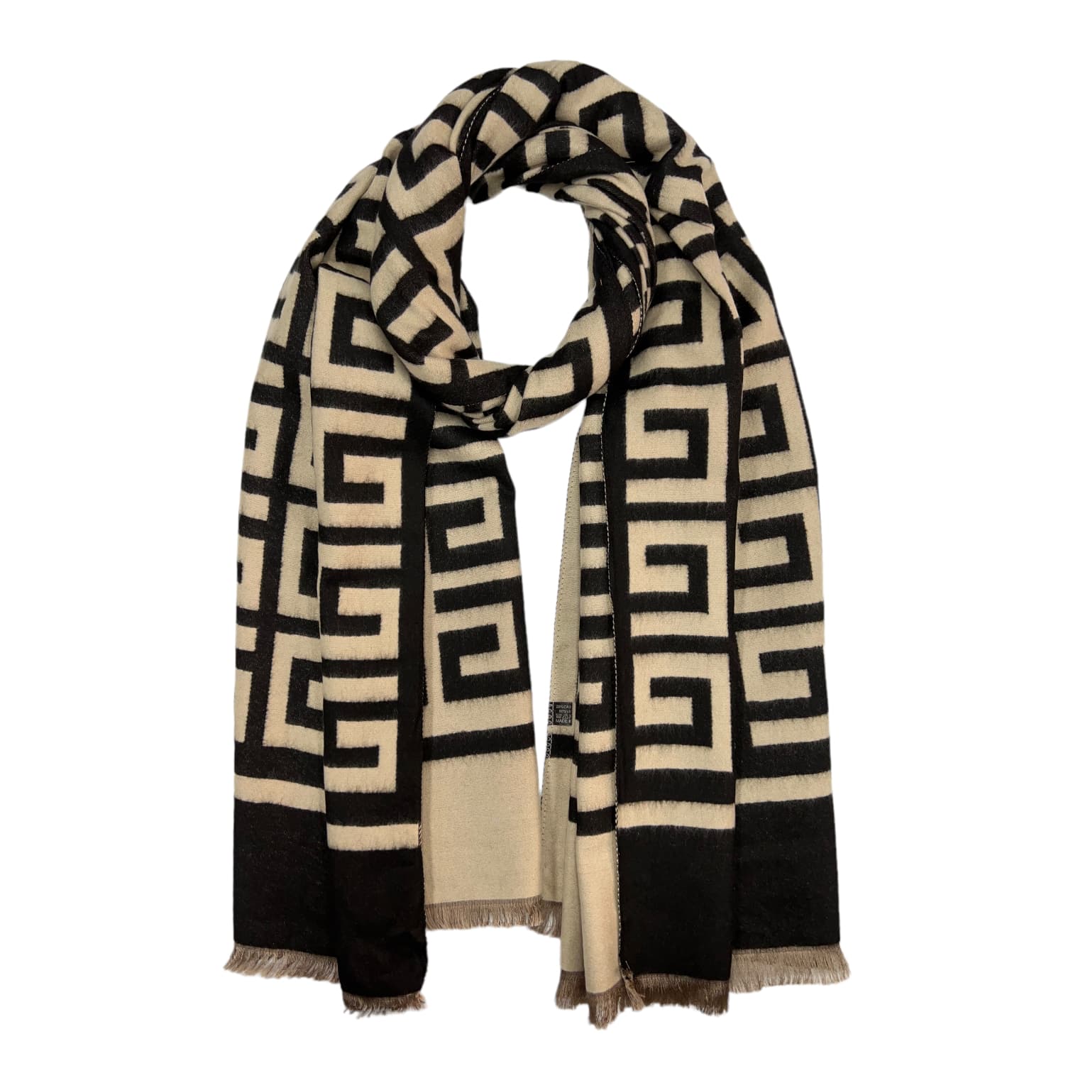 Maze Print Scarf