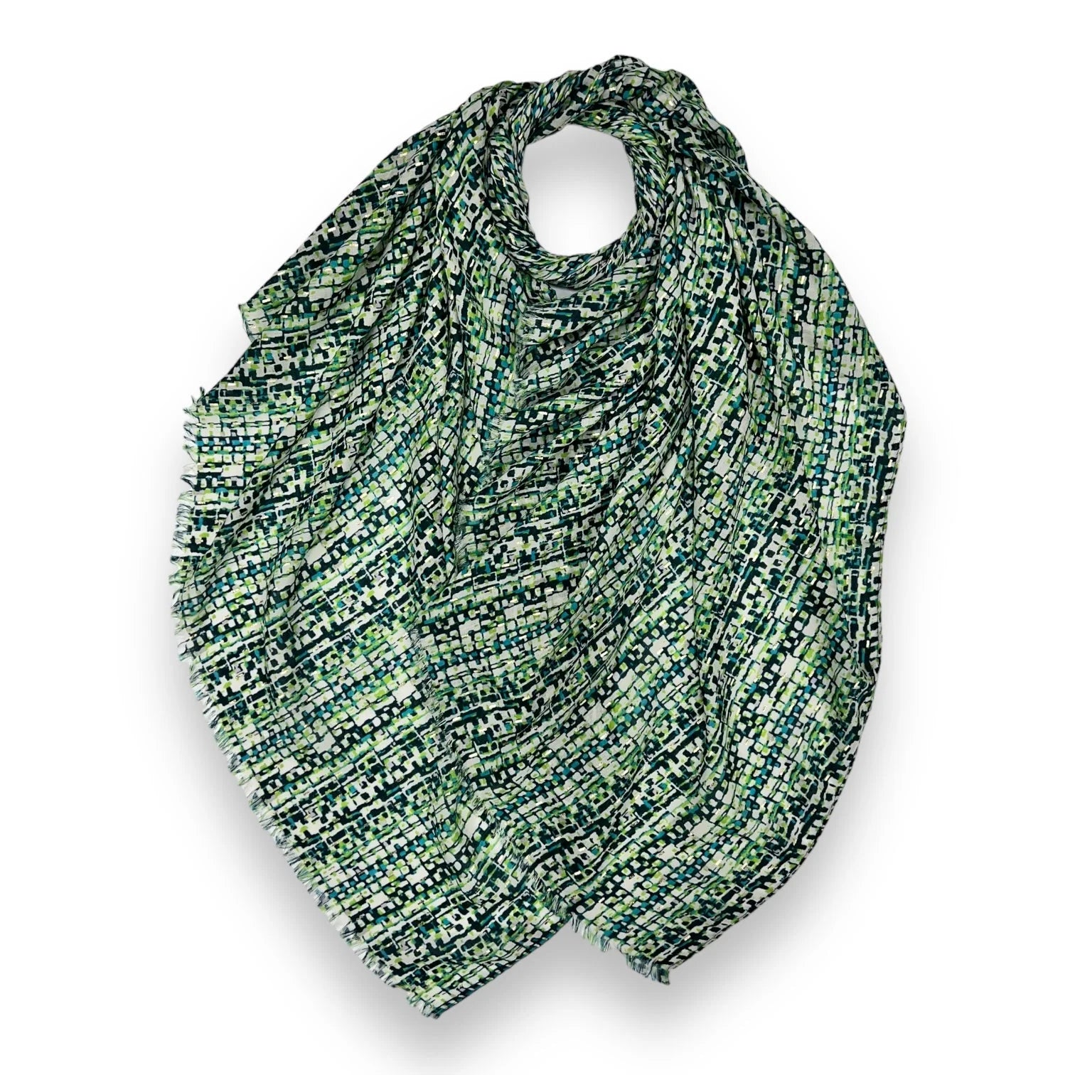 Precious Zip Print Scarf