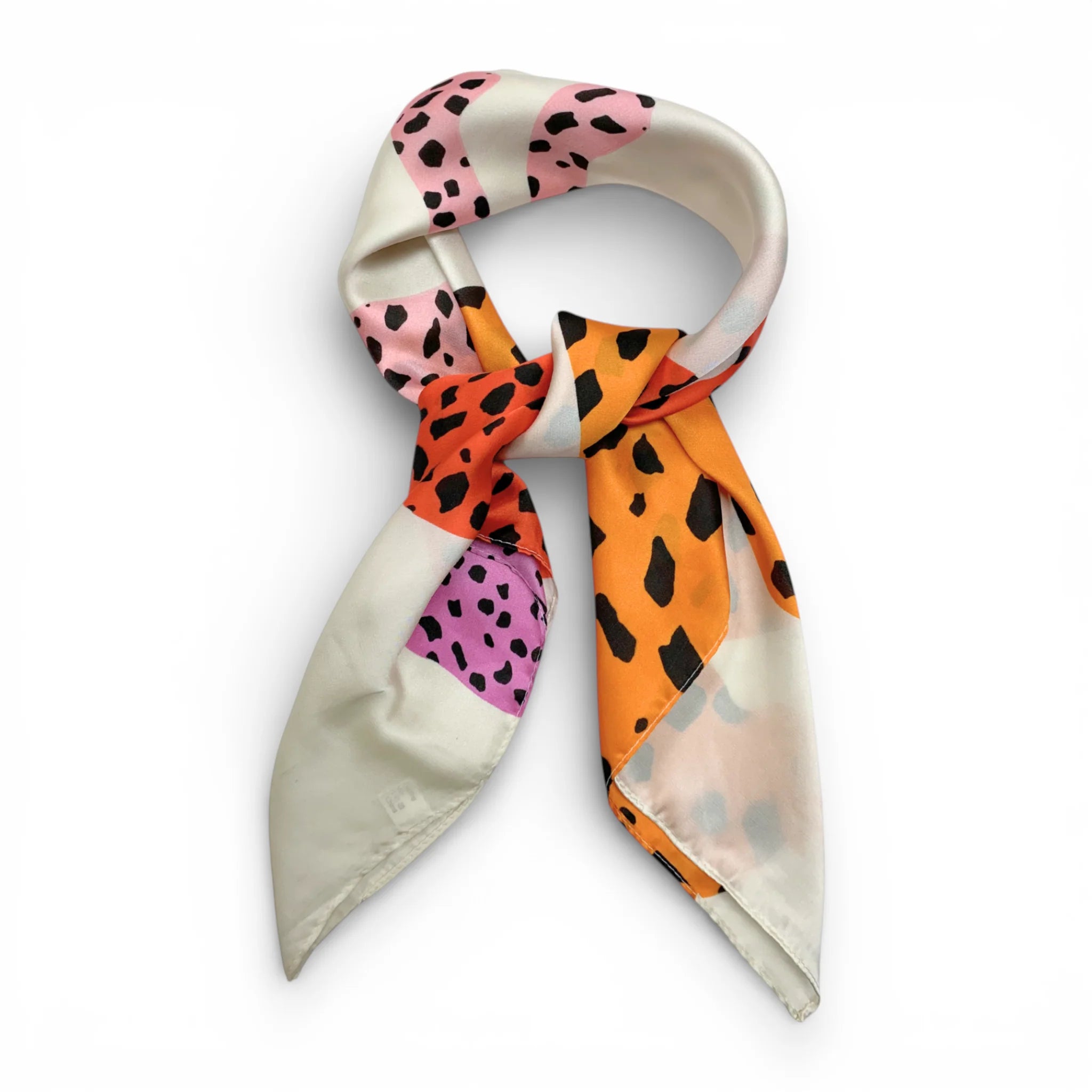 Precious Cheetah Square Silk Touch Scarf