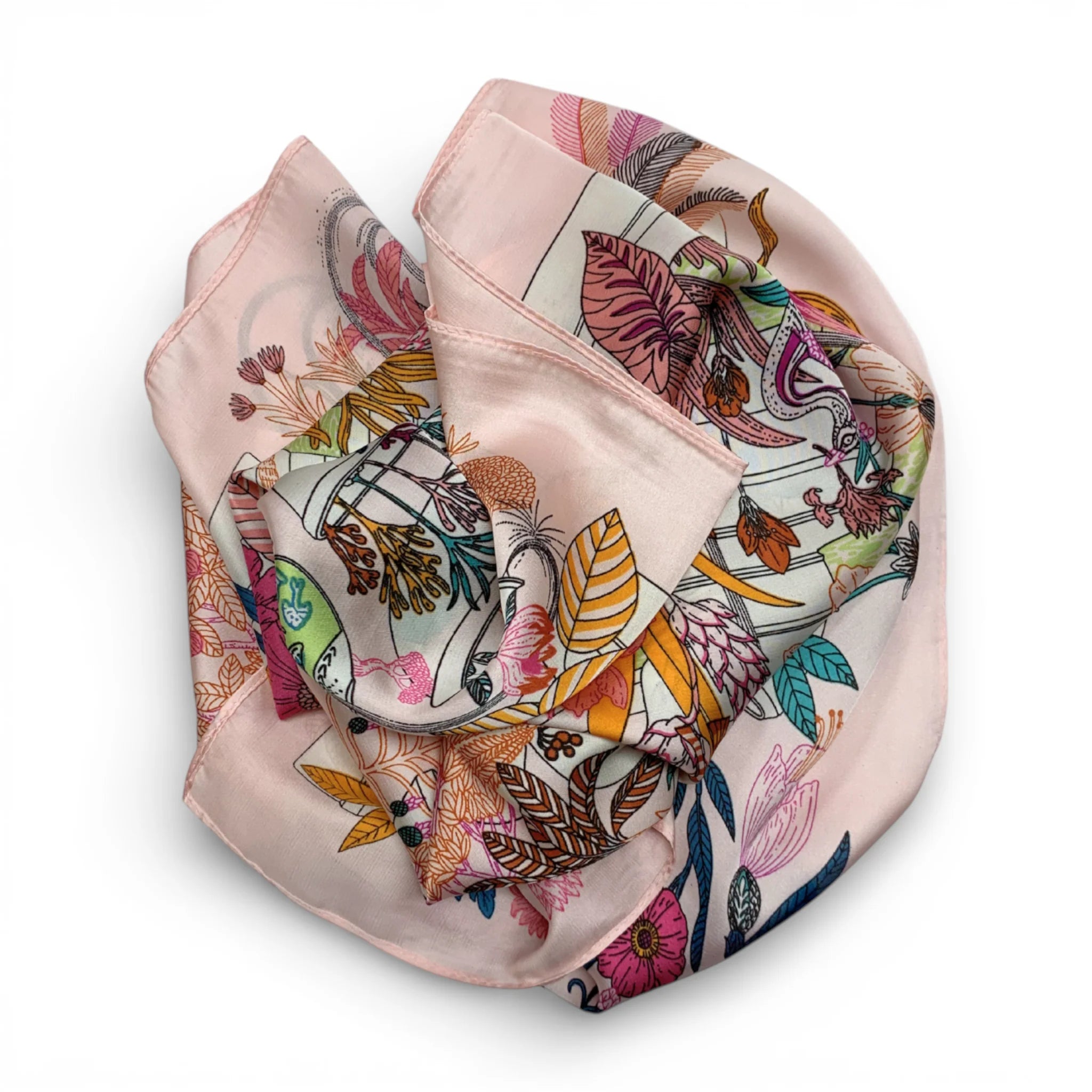 Precious Jungle Square Silk Touch Scarf