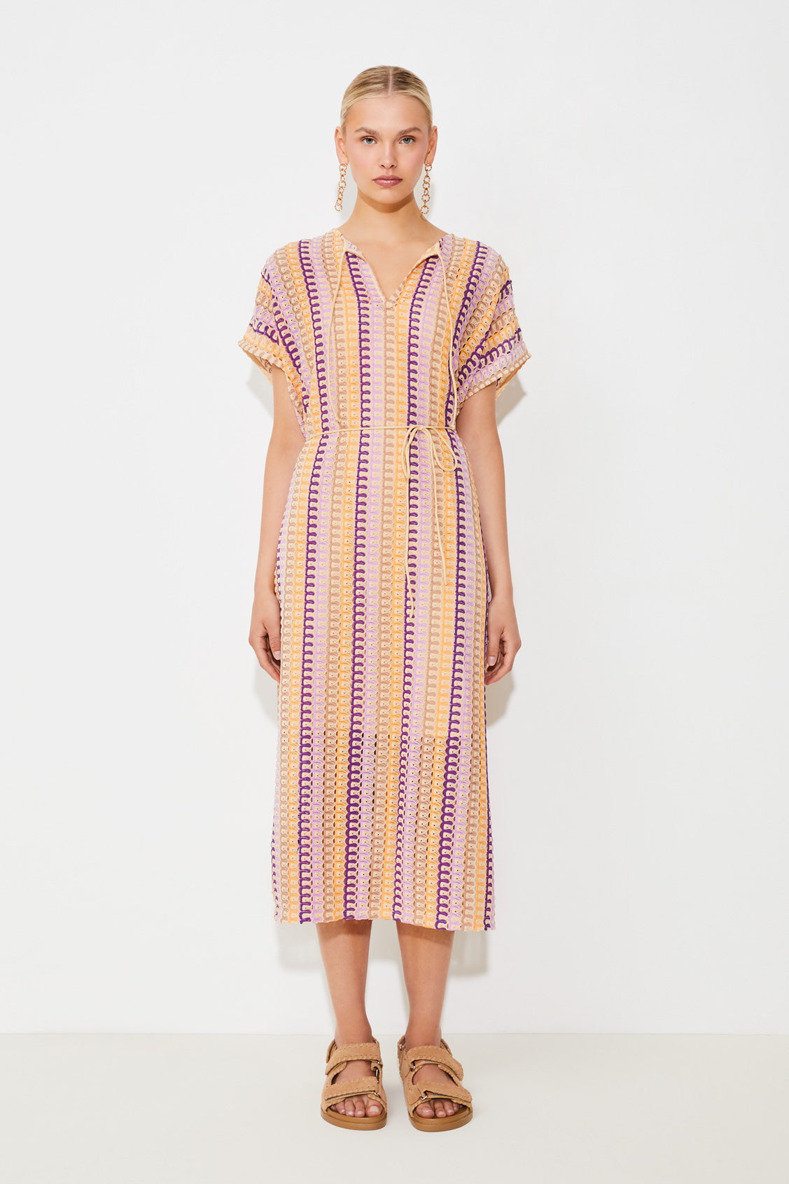 Suncoo Calvin Striped Dress