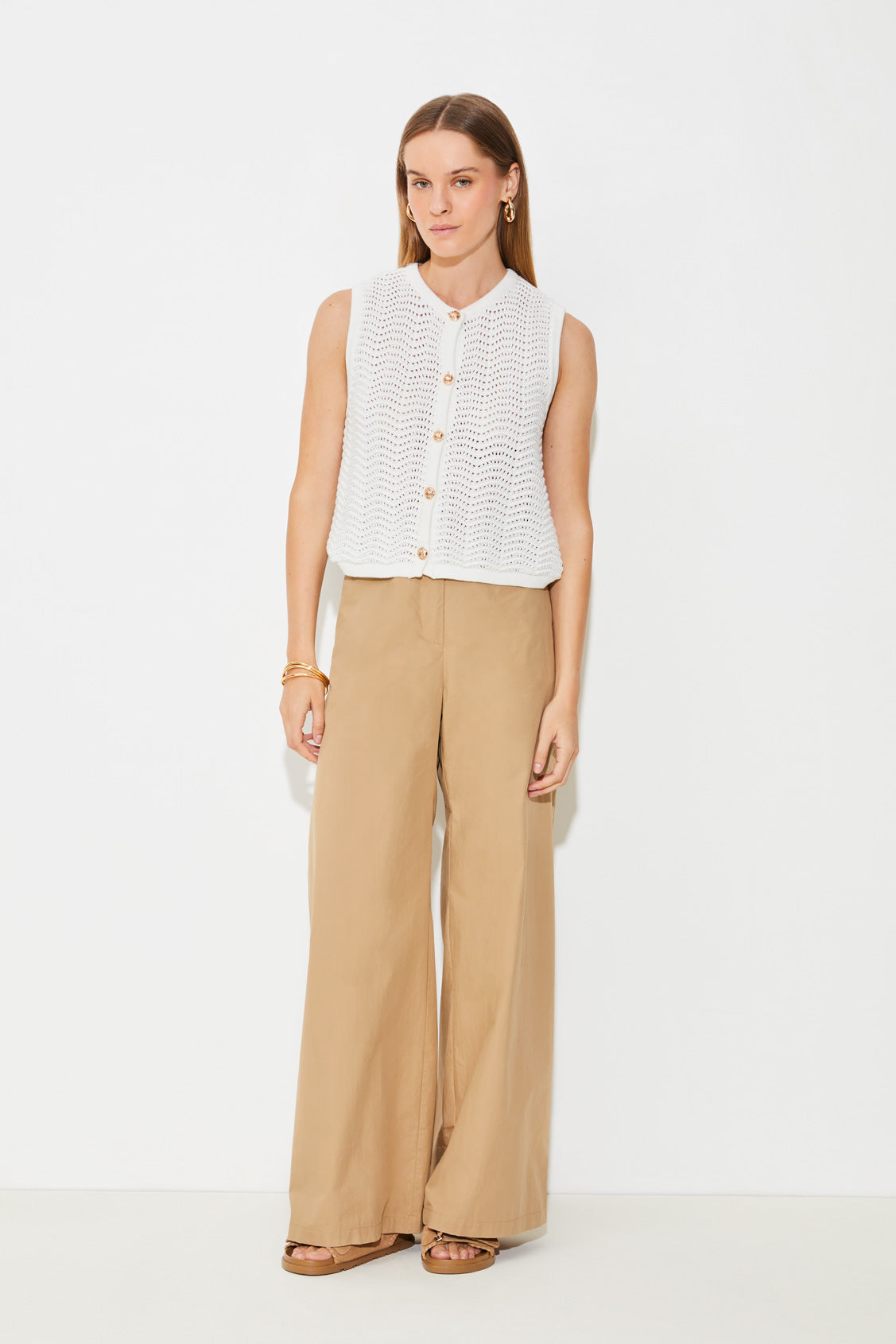 Suncoo Jacky Camel Trousers