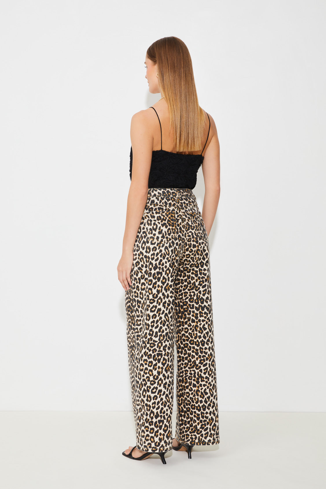 Suncoo Robin Leopard Print Jean