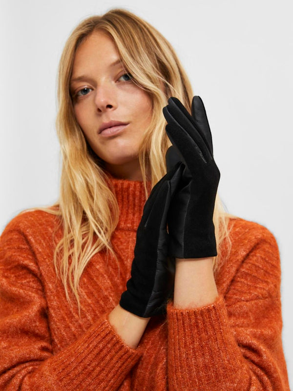 Selected Femme Marina Leather Gloves