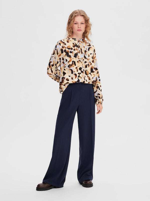 Selected Femme Tinni Sapphire Wide Trouser