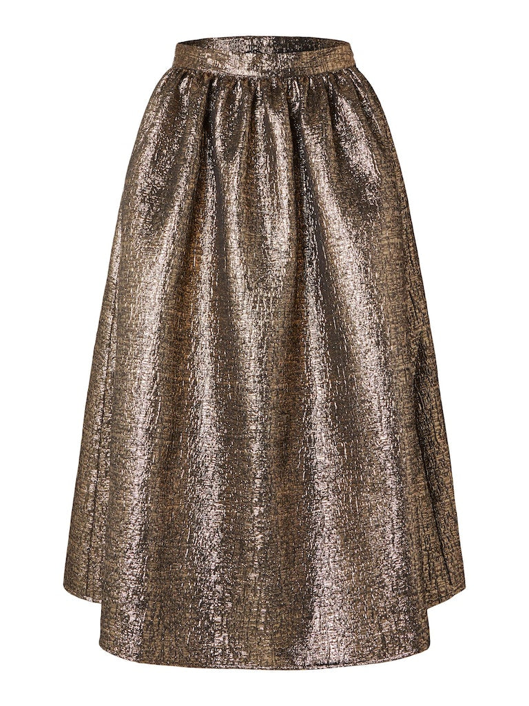 Selected Femme Violet Gold Skirt