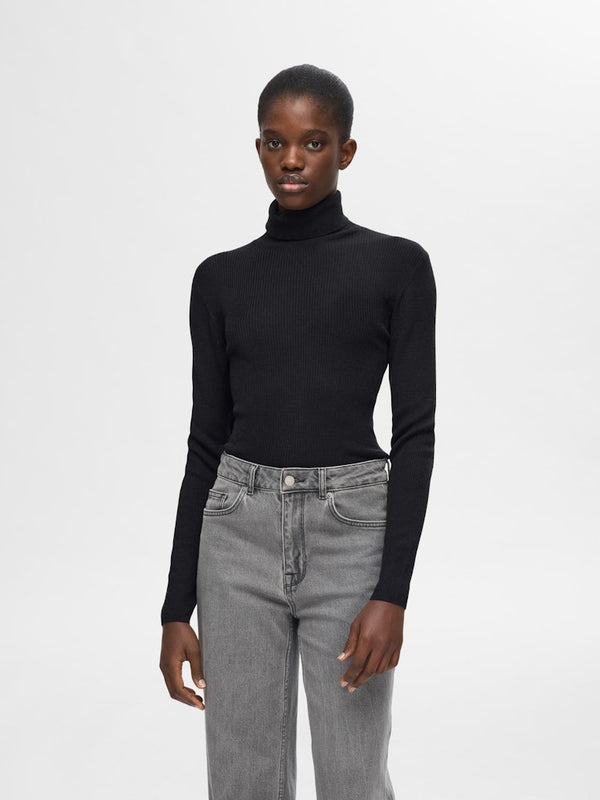 Selected Femme Roll Neck Top