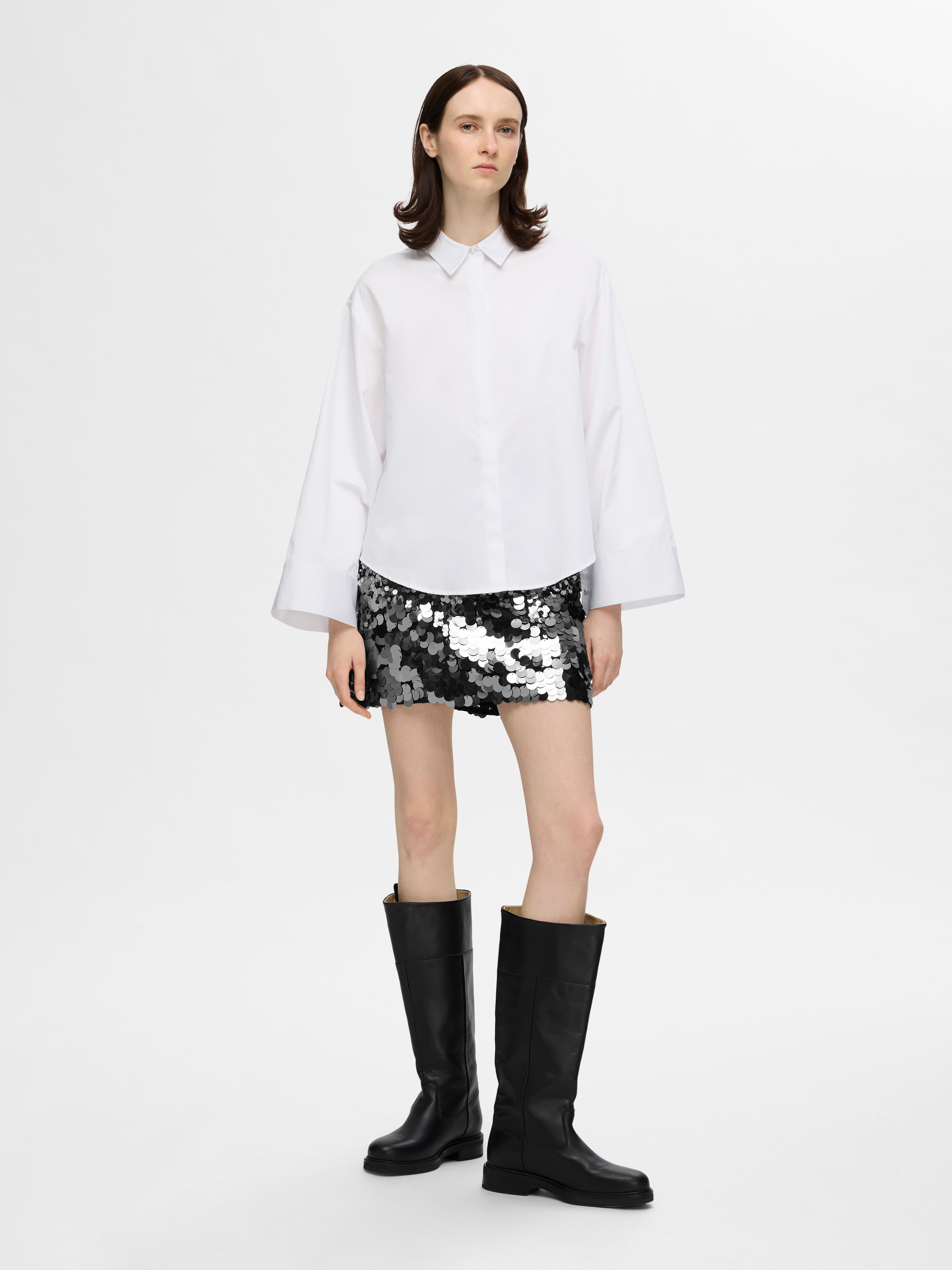 Selected Femme Tana Sequin Skirt 