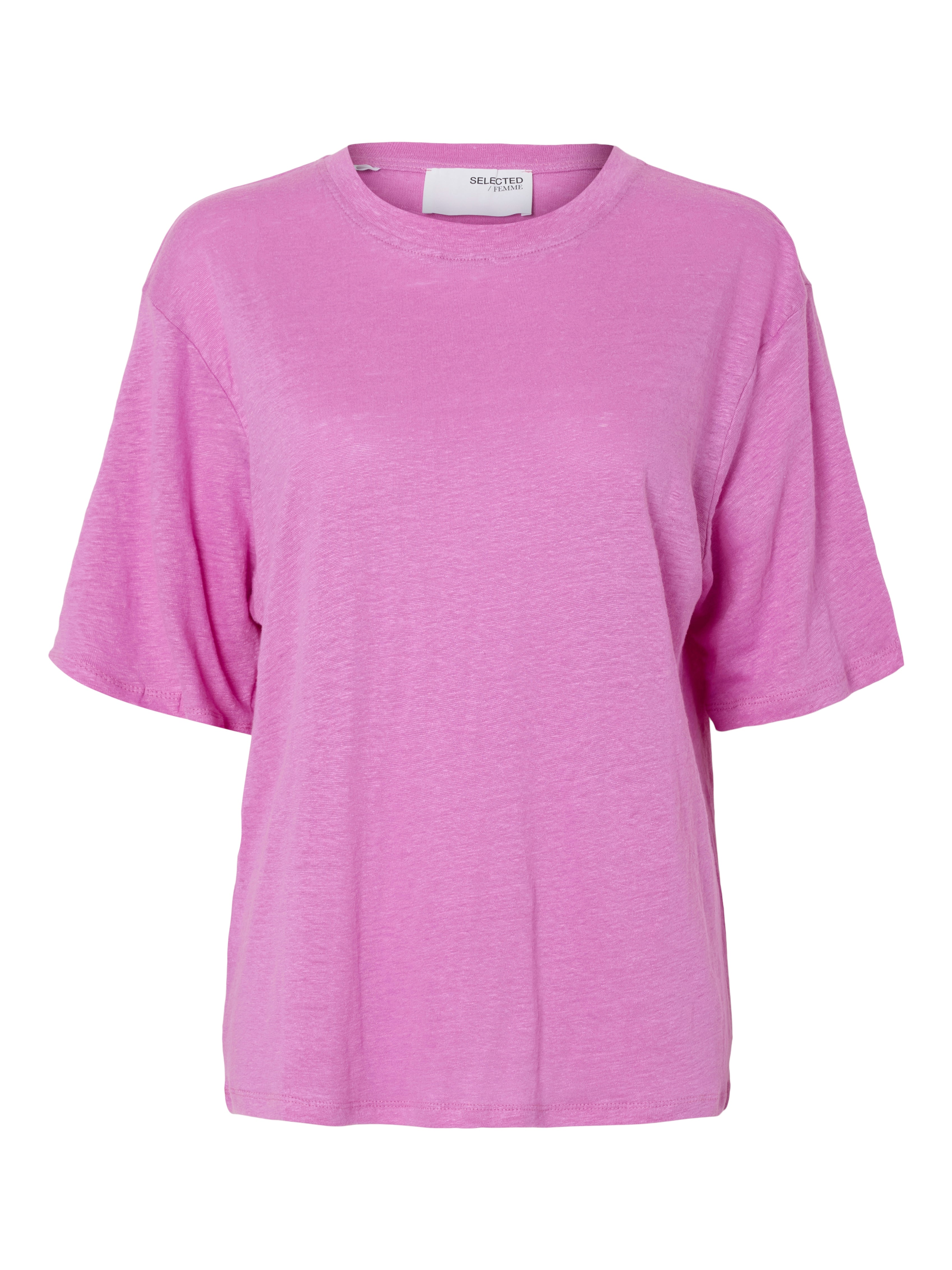 Selected Femme Linen Pink Tee