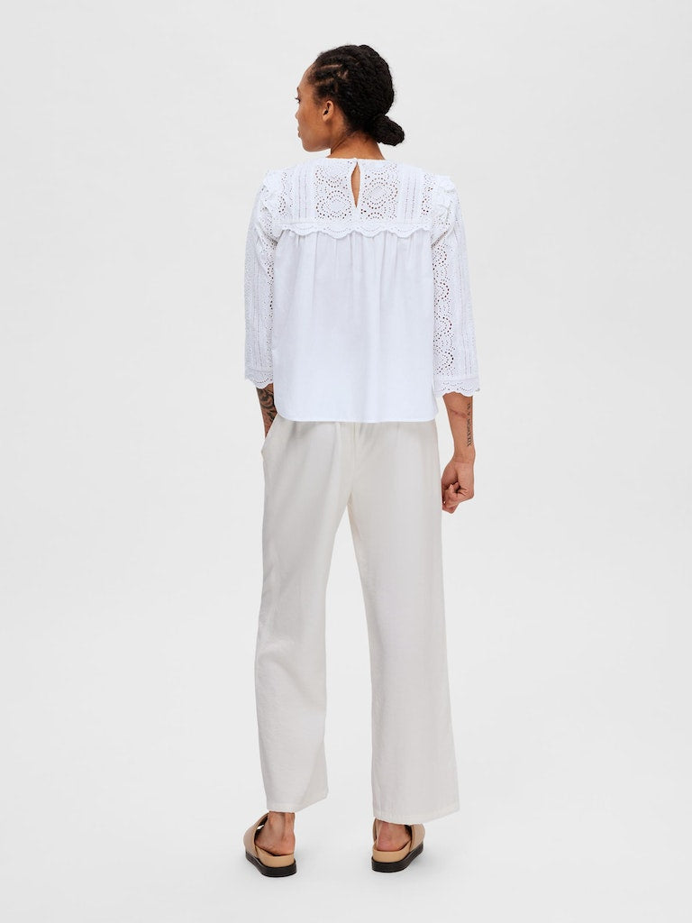 Selected Femme Violette White Top