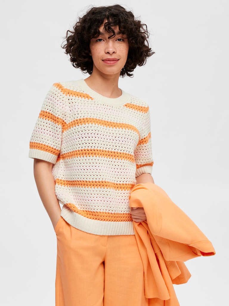 Selected Femme Alby Striped Sweater