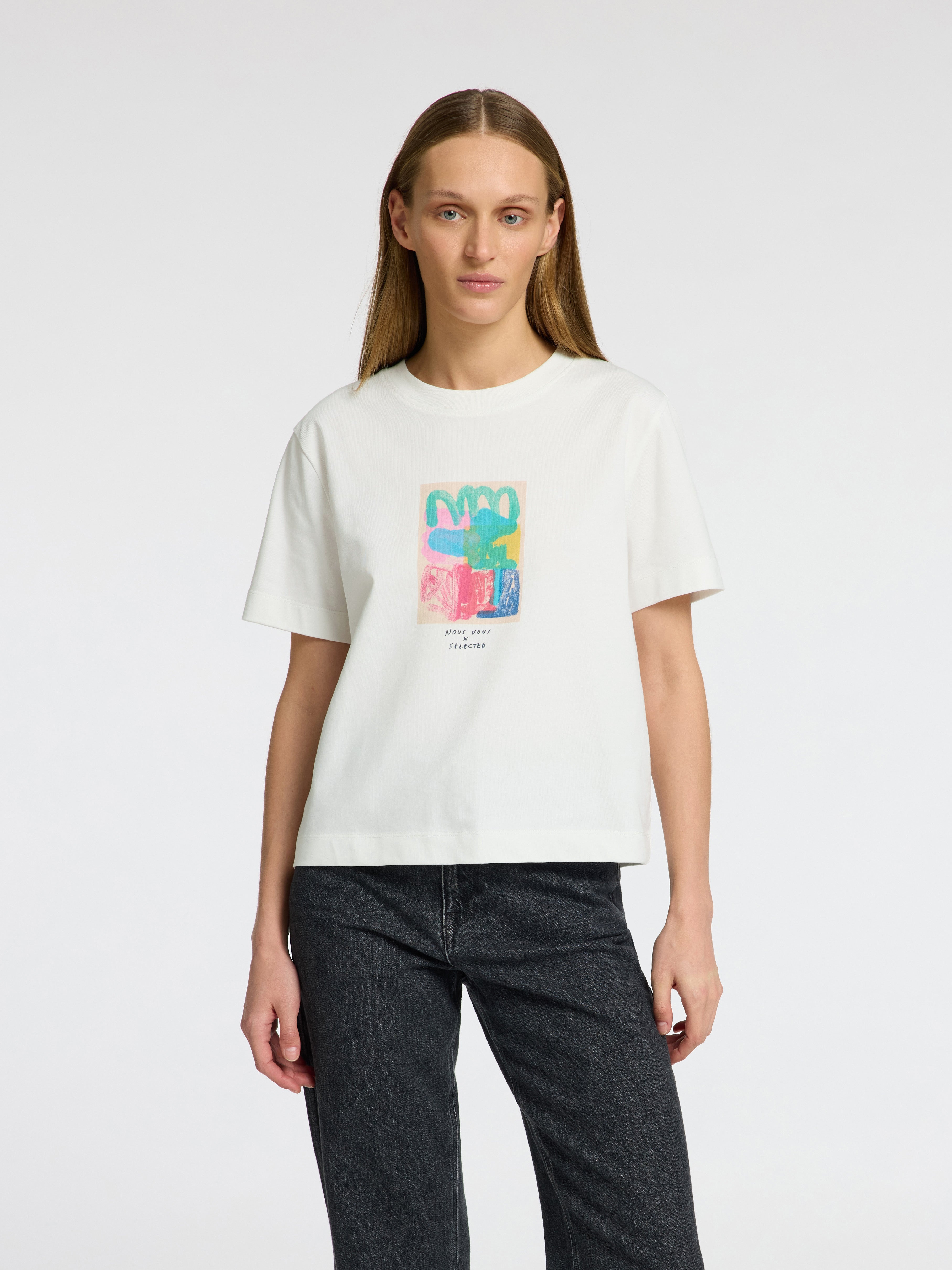 Selected Femme Essential Boxy T-Shirt