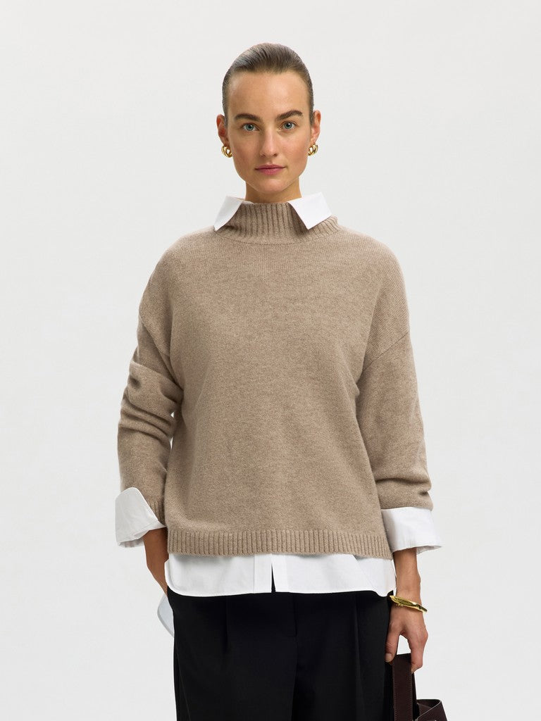 Selected Cille Cashmere Blend Sweater
