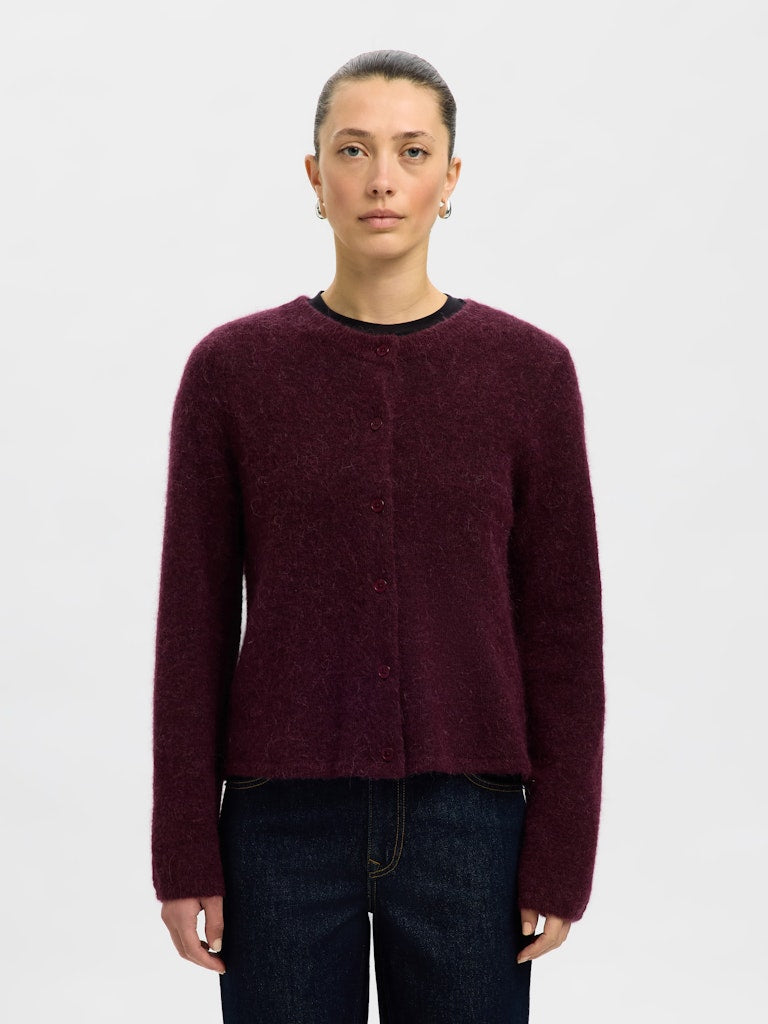 Selected Lulu Port Melange Cardigan Knit
