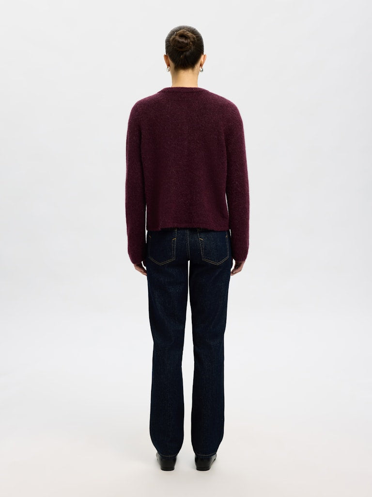 Selected Lulu Port Melange Cardigan Knit