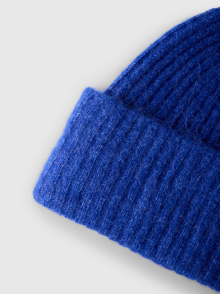 Selected Femme Blue Lulu Knit Beanie