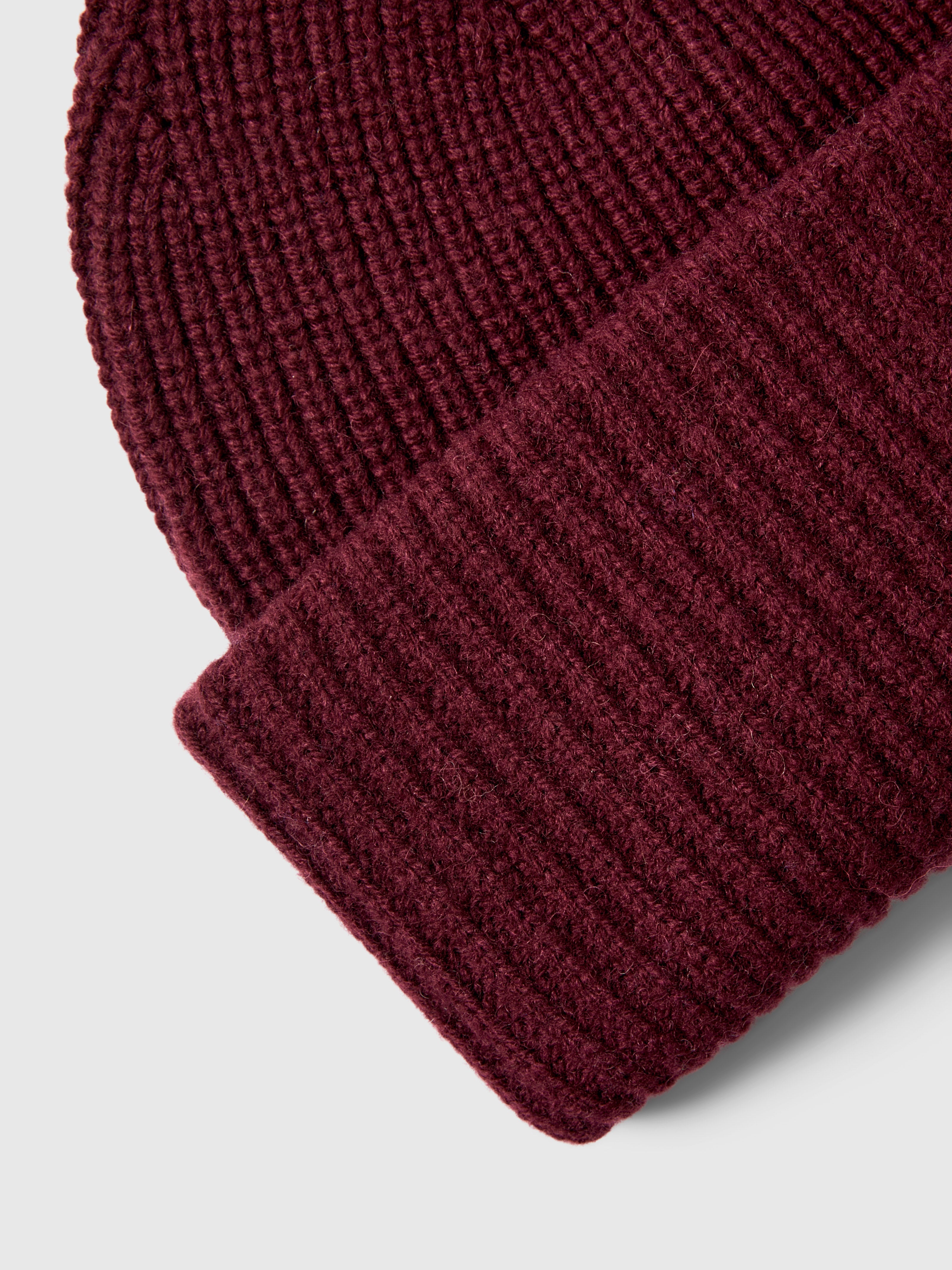 Selected Femme Fig Mary Knit Wool Beanie