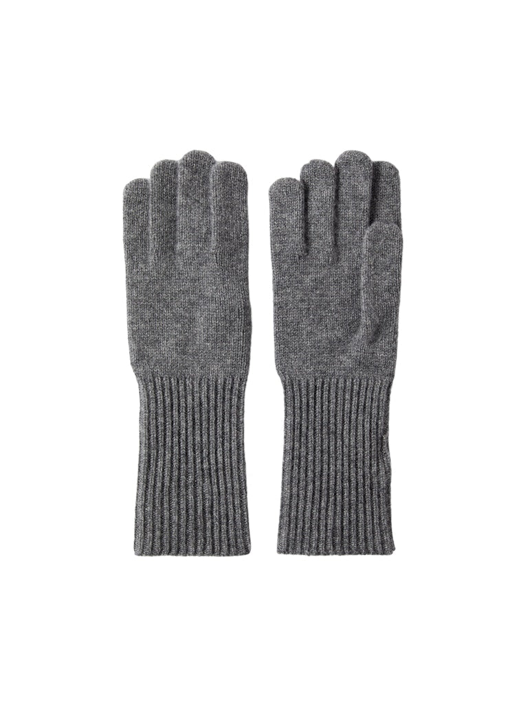 Selected Femme Grey Gloves 