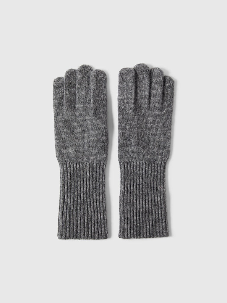 Selected Femme Grey Gloves 