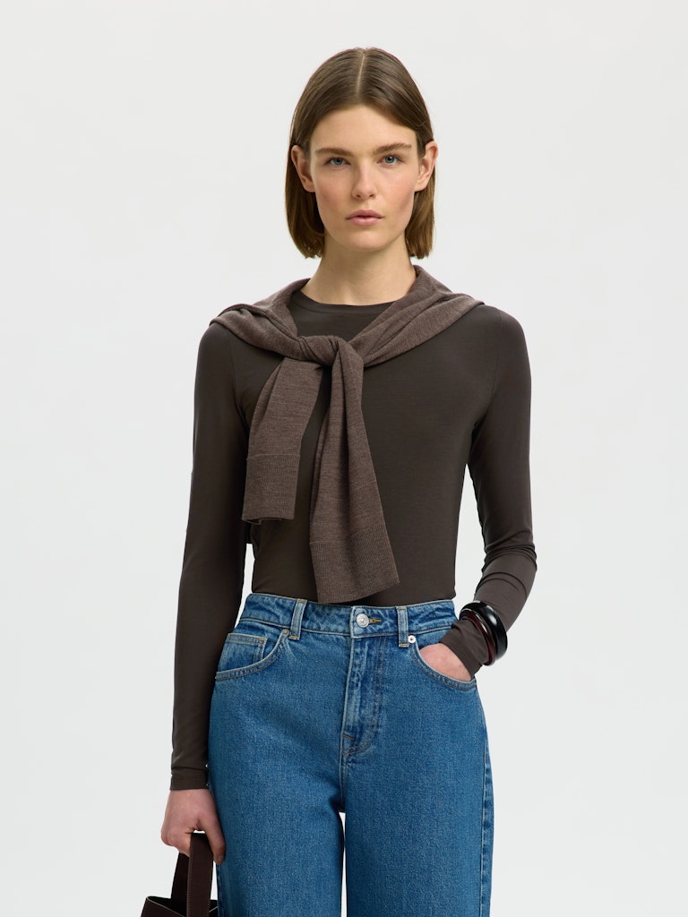 Selected Delicioso Long Sleeve O-Neck 