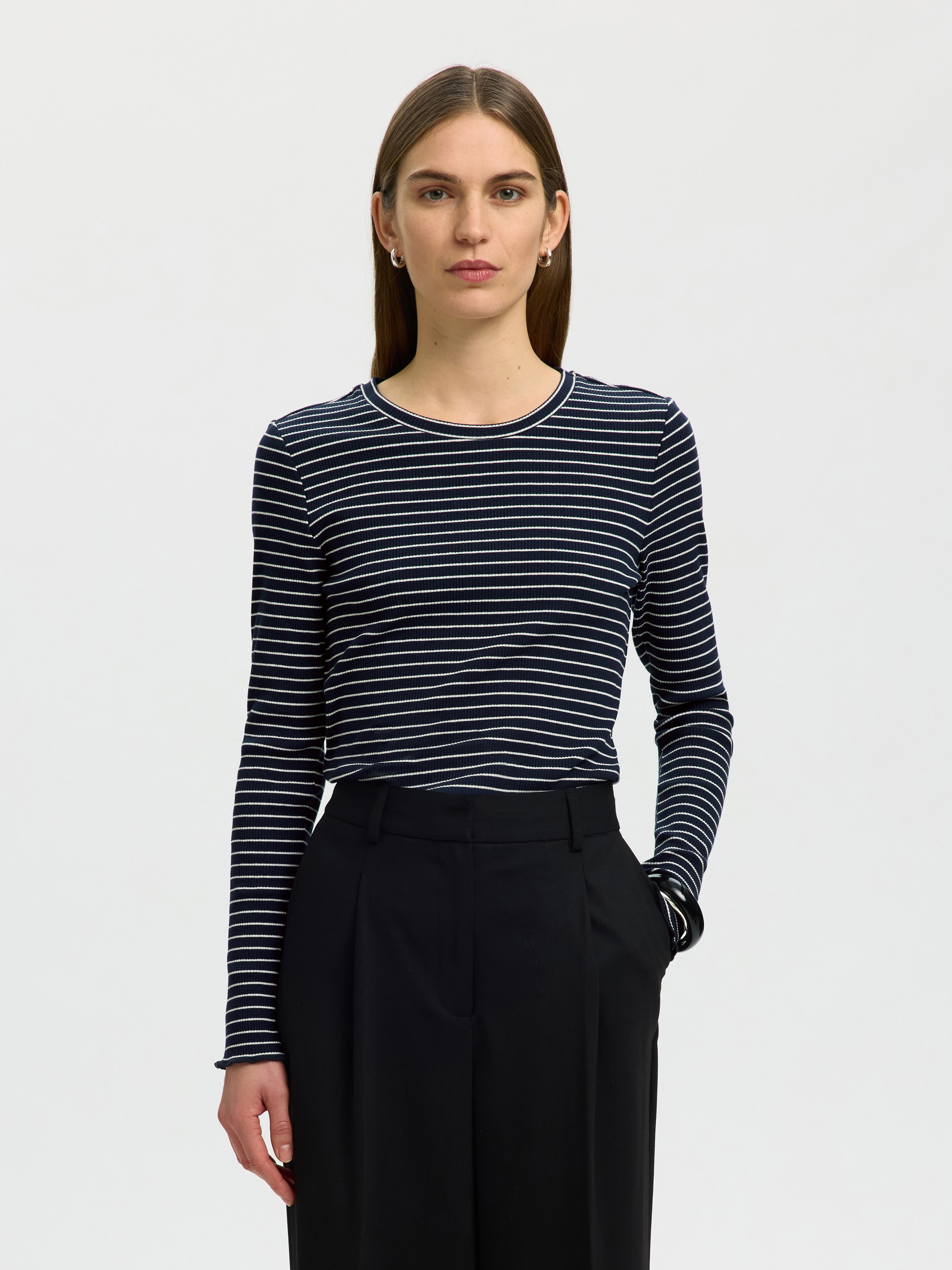 Selected Anna Crew Neck T-Shirt