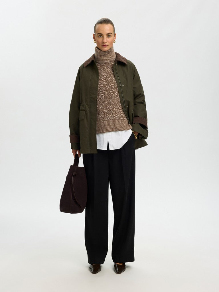 Selected Lulu Duo Dachsund High Neck Knit