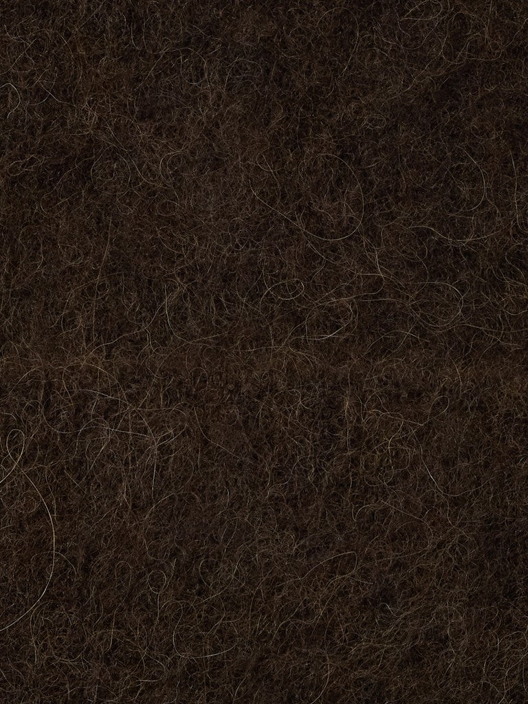 Selected Lulu Brushed Delicioso Brown Wool Beanie Hat