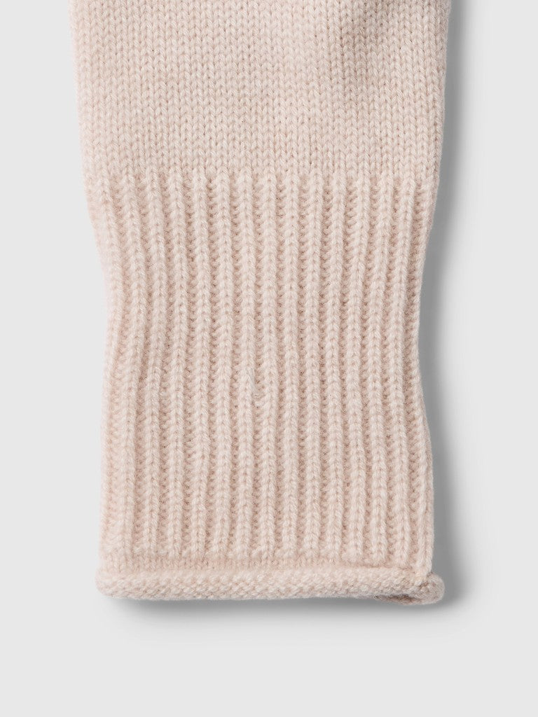 Selected Cille Rosie Oatmeal Cashmere Blend Gloves