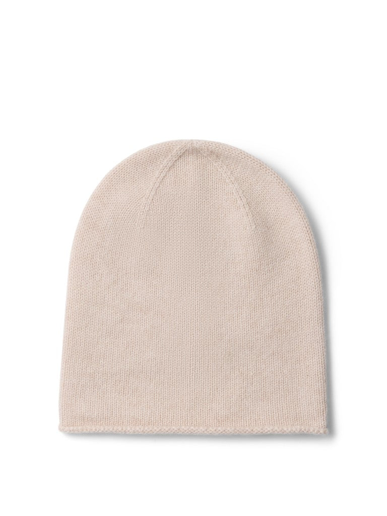 Selected Cille Rosie Oatmeal Cashmere Blend Beanie