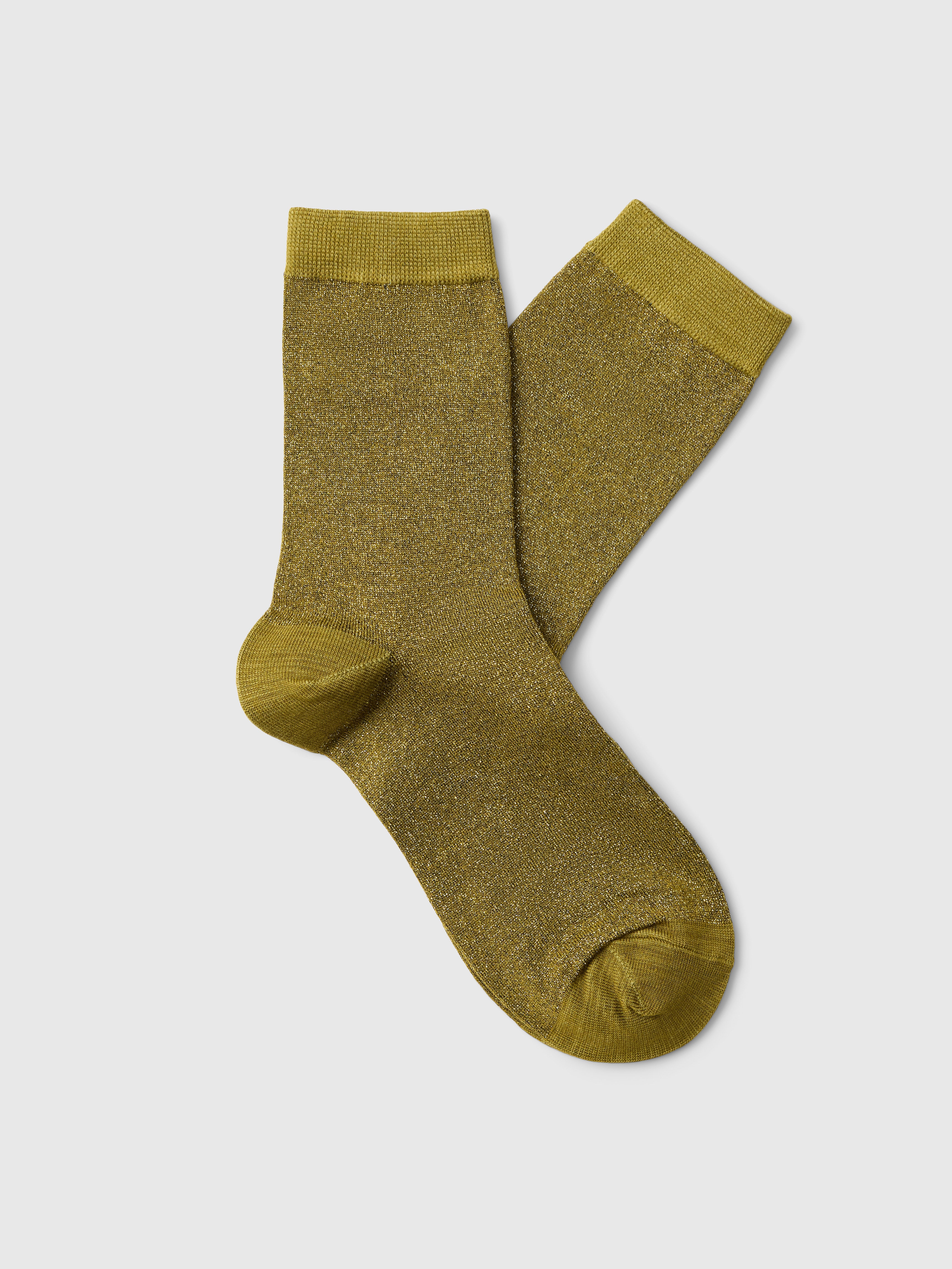 Selected Kim Fir Green Sparky Sock