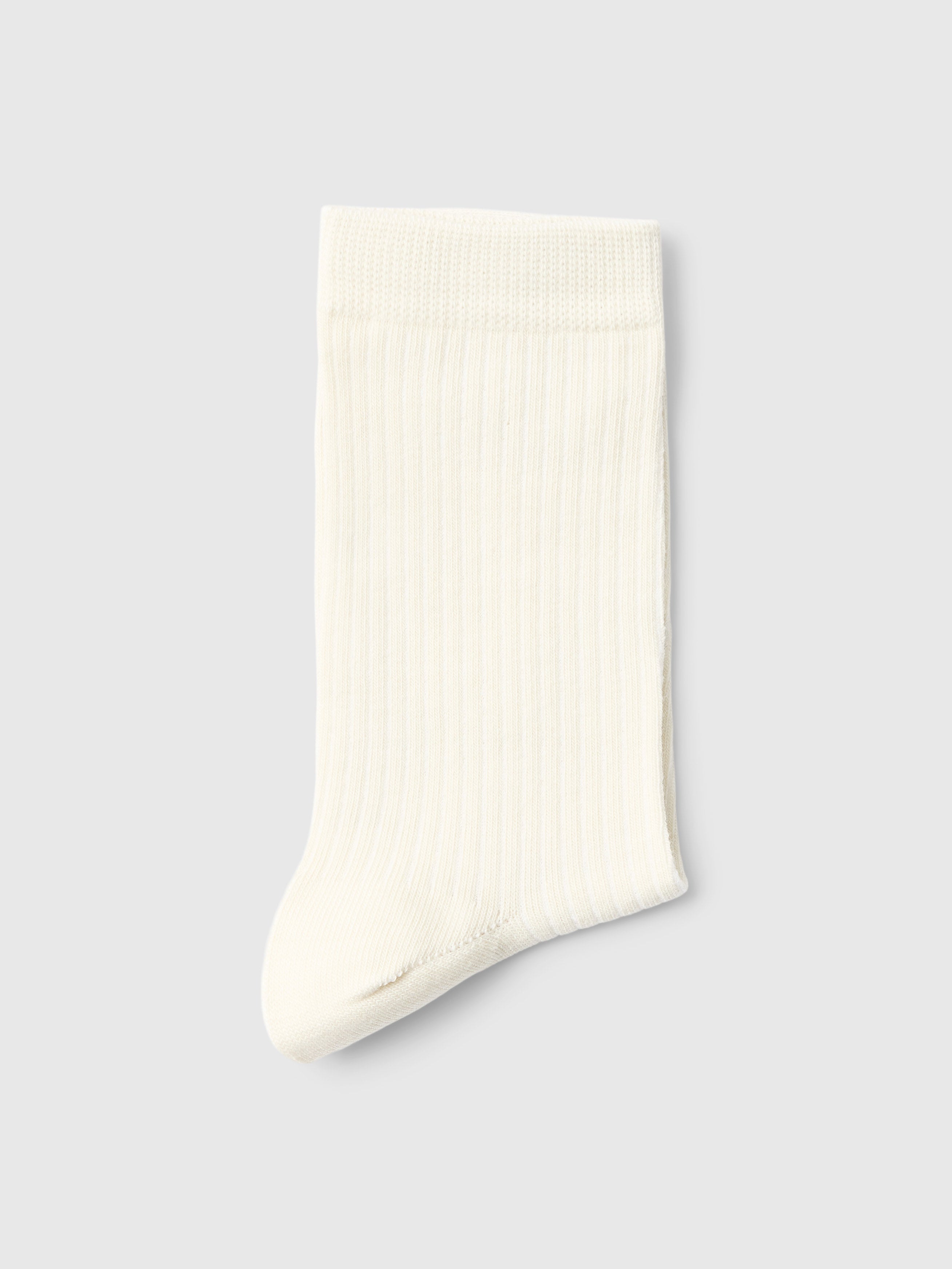 Selected Rose Silver Birch Ribbed Sock