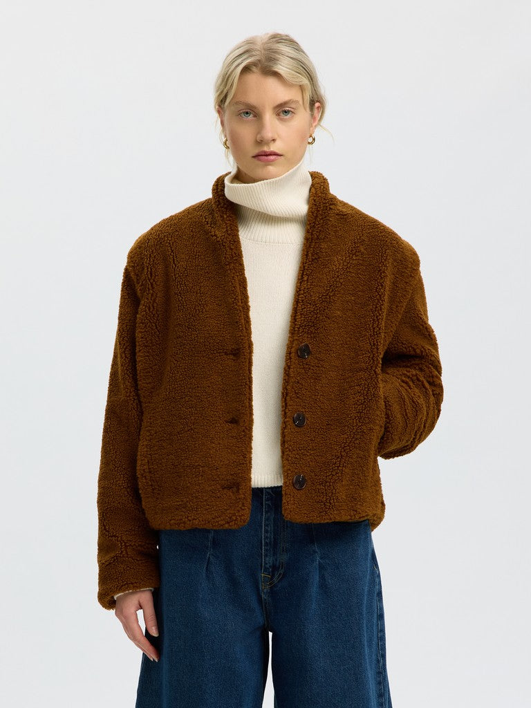 Selected Isabel Teddy Jacket