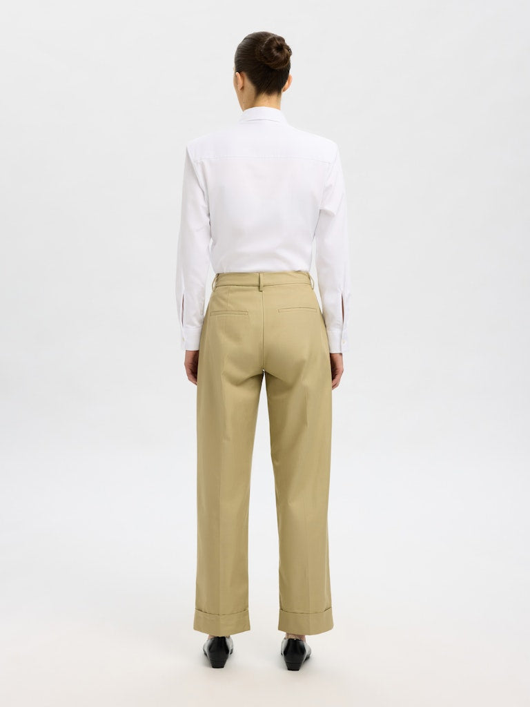 Selected Femme Slate Green Tapered Dora Pant