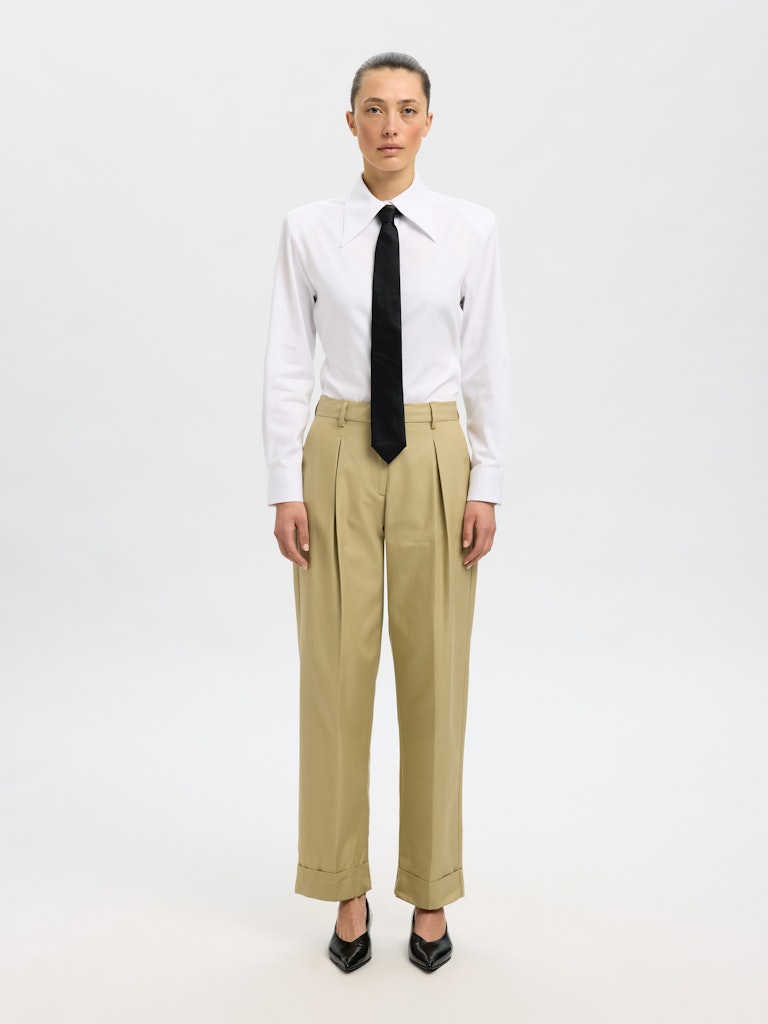 Selected Femme Slate Green Tapered Dora Pant