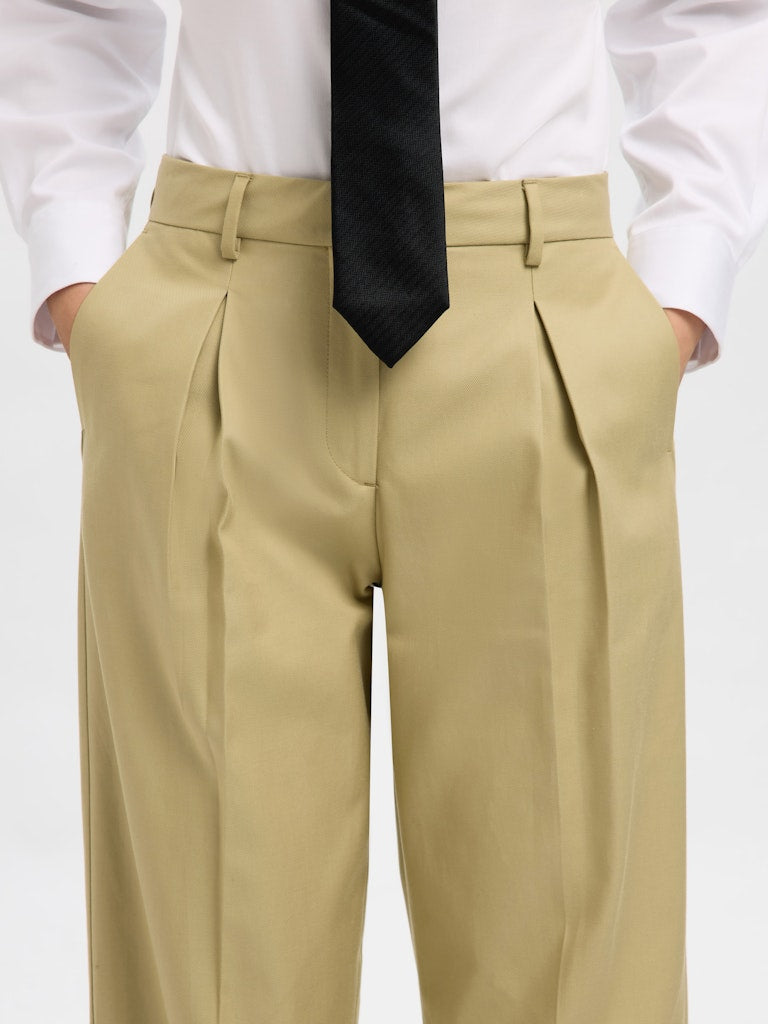 Selected Femme Slate Green Tapered Dora Pant