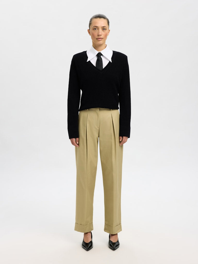 Selected Femme Slate Green Tapered Dora Pant