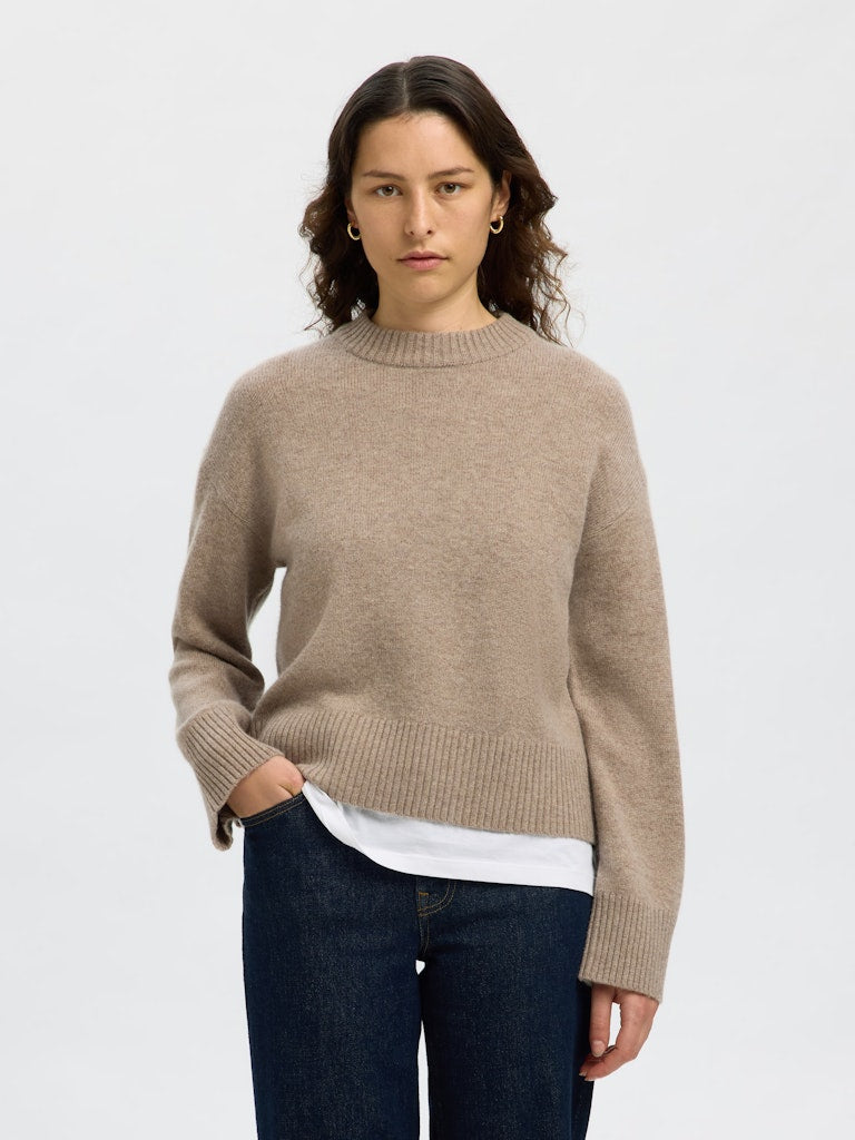 Selected Femme Cille Cream Sweater