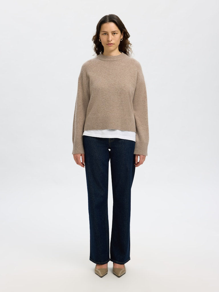 Selected Femme Cille Cream Sweater