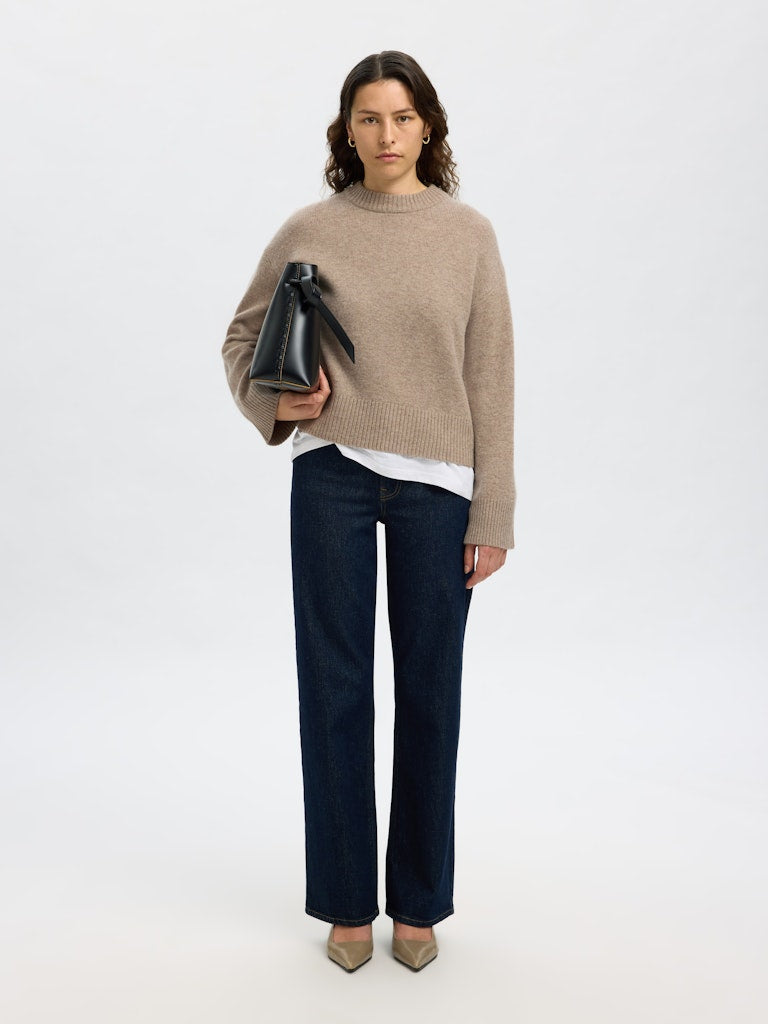 Selected Femme Cille Cream Sweater