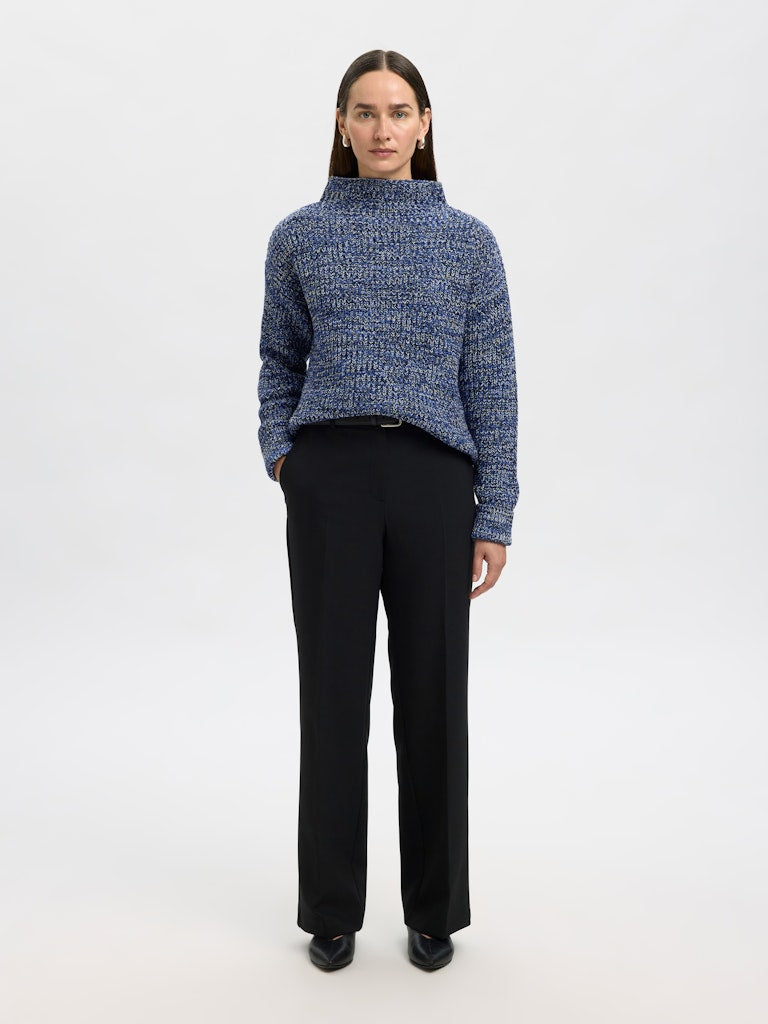 Selected Femme Blue Selma Knit Pullover 