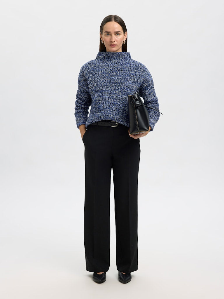 Selected Femme Blue Selma Knit Pullover 