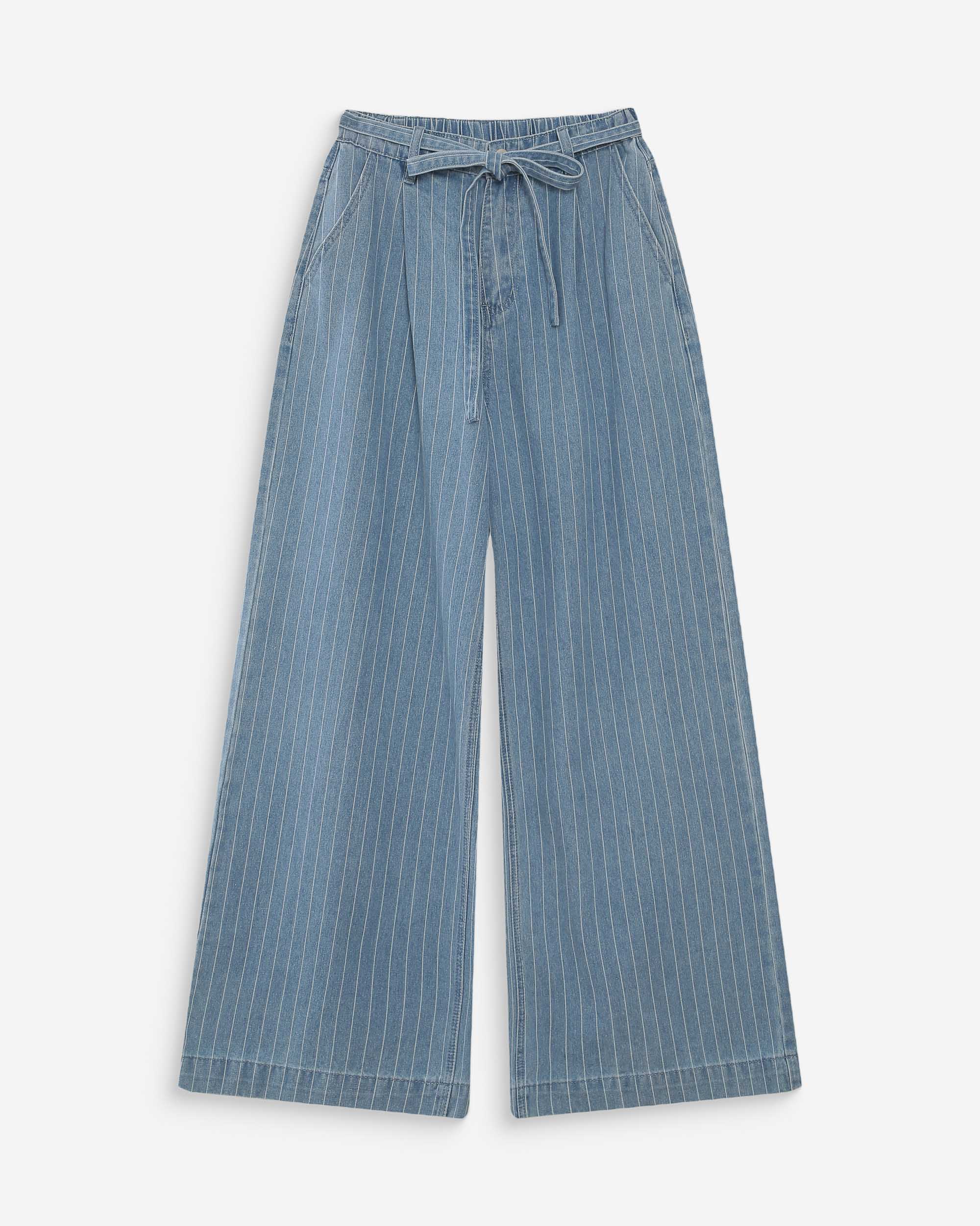 Grace & Mila Pompon Striped Jeans