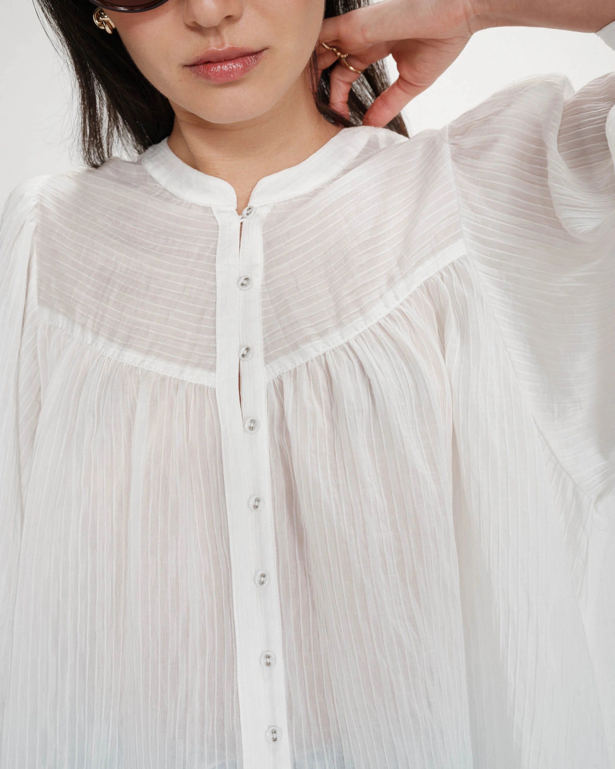 Grace & Mila Vanille Ivoire Blouse