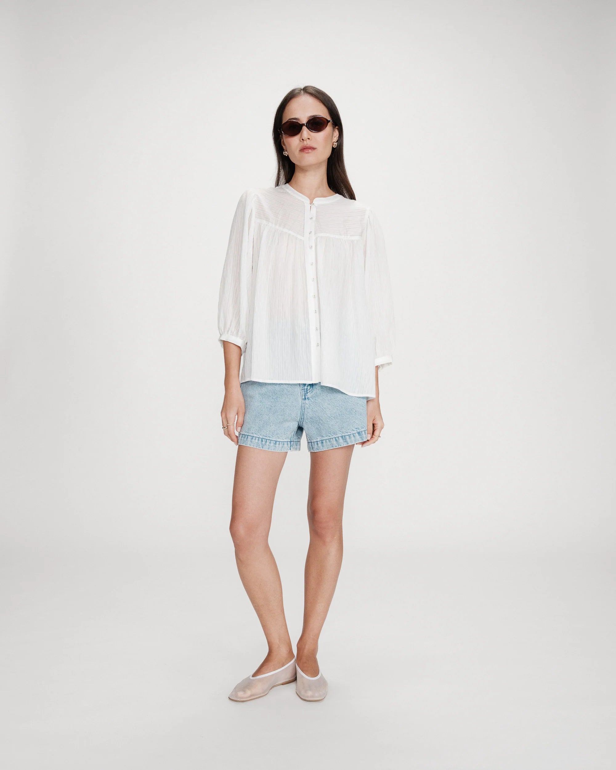 Grace & Mila Vanille Ivoire Blouse