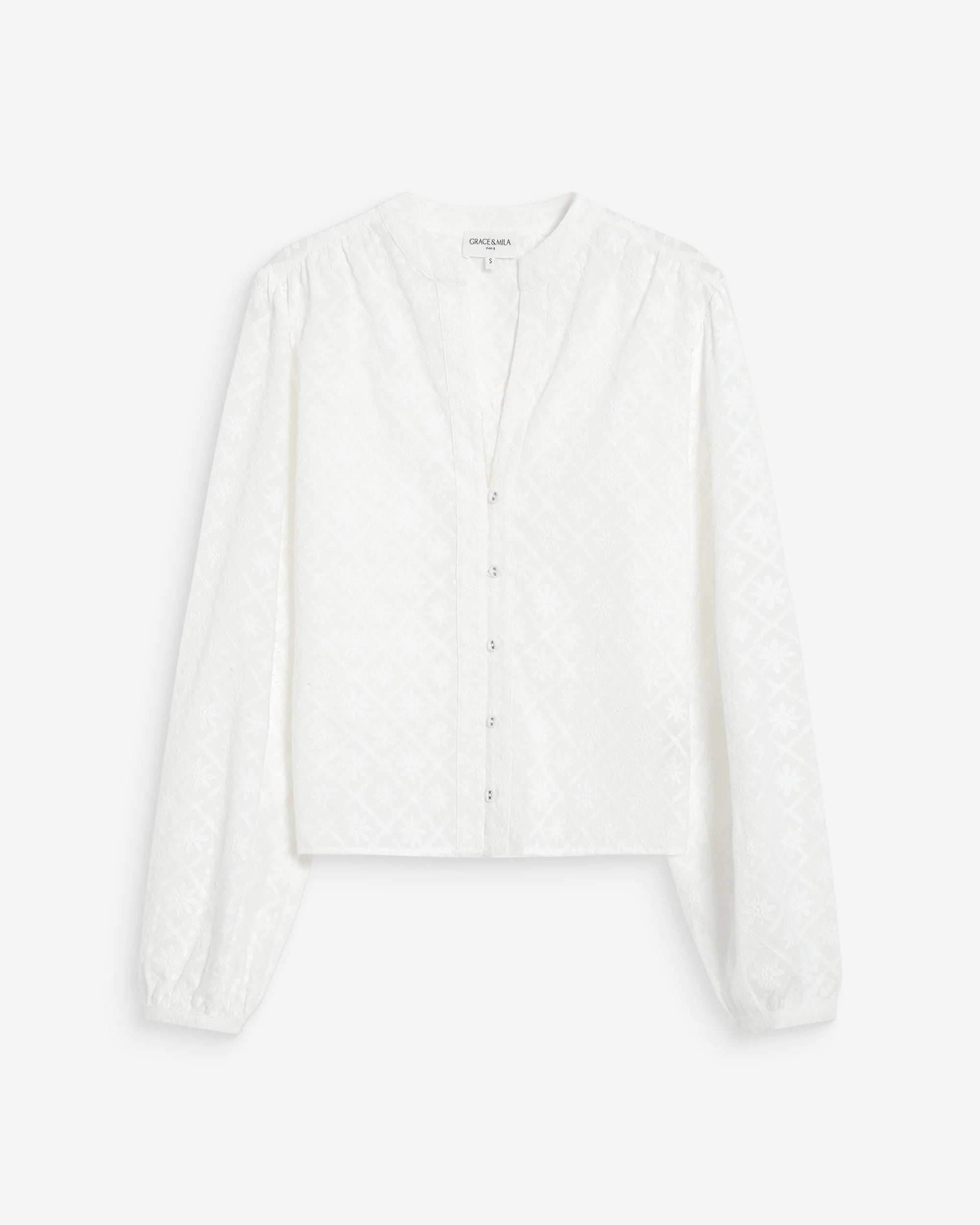 Grace & Mila Vandita Ivoire Blouse