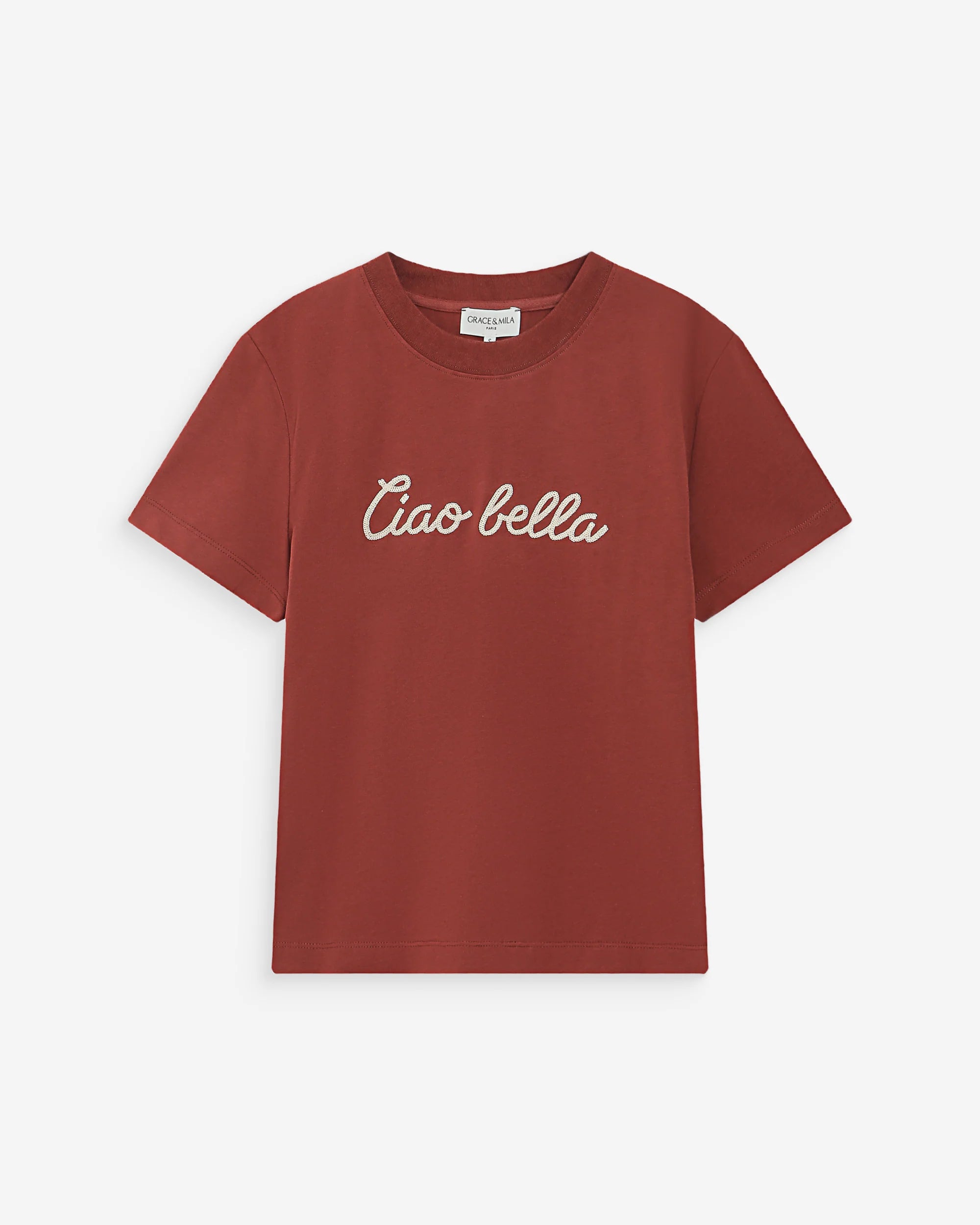 Grace & Mila Vanders Terracotta T-Shirt