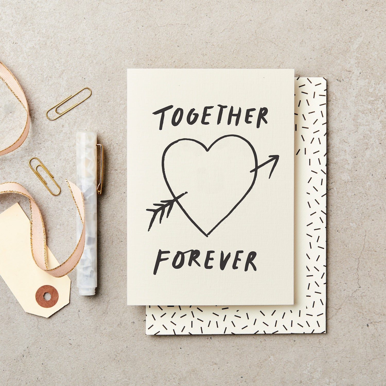 Katie Leamon Together Forever Greetings Card