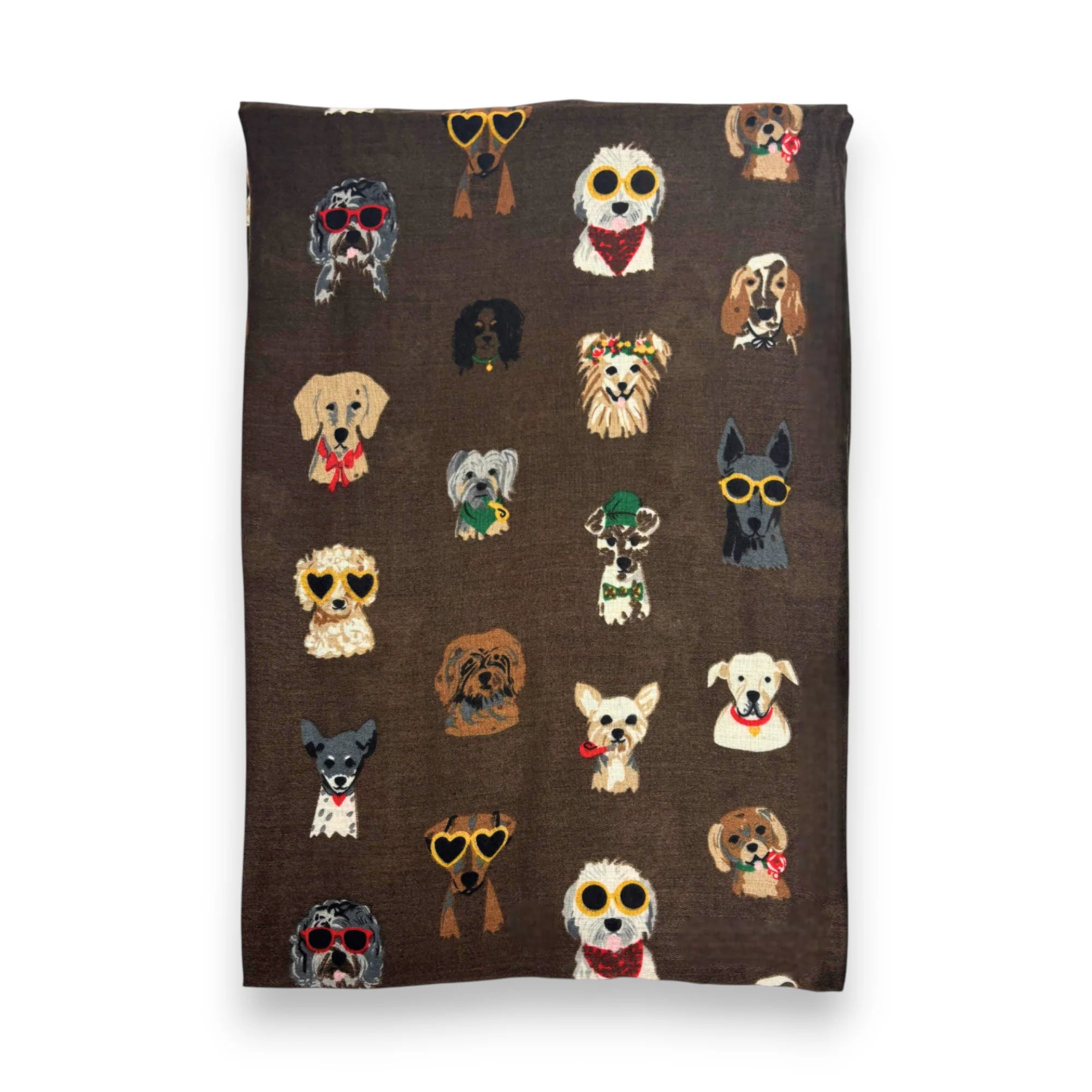Precious Festive Dogs Scarf